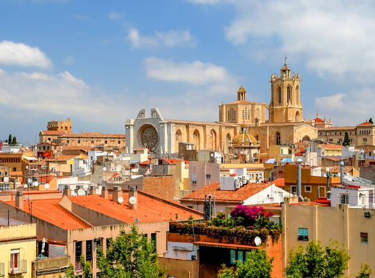 Cathedral and historic Roman old town of Tarragona